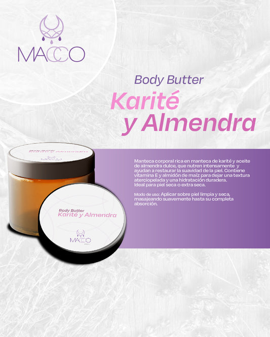 Body Butter Karité y Almendra