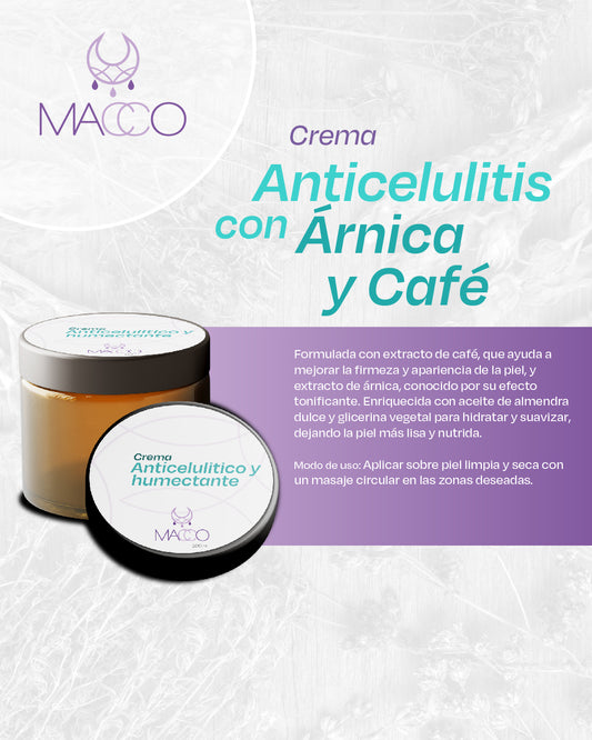 Crema Anticelulitis árnica y café